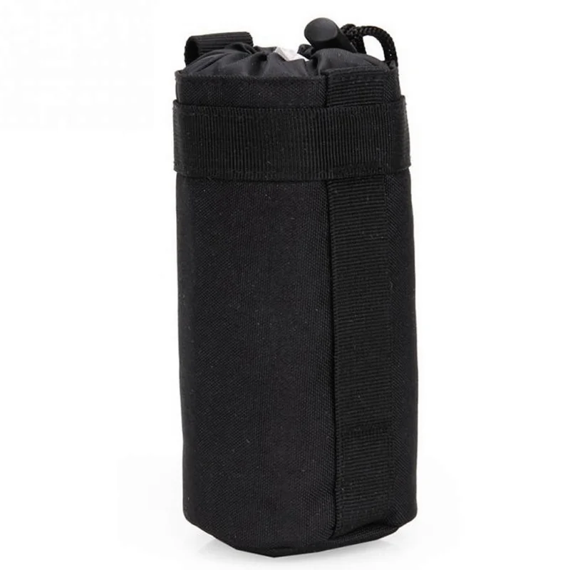 Bolsa táctica Molle para botella de agua al aire libre, soporte para hervidor, Airsoft, viajes, senderismo, Camping, caza, cantimplora, riñonera - imagen 3
