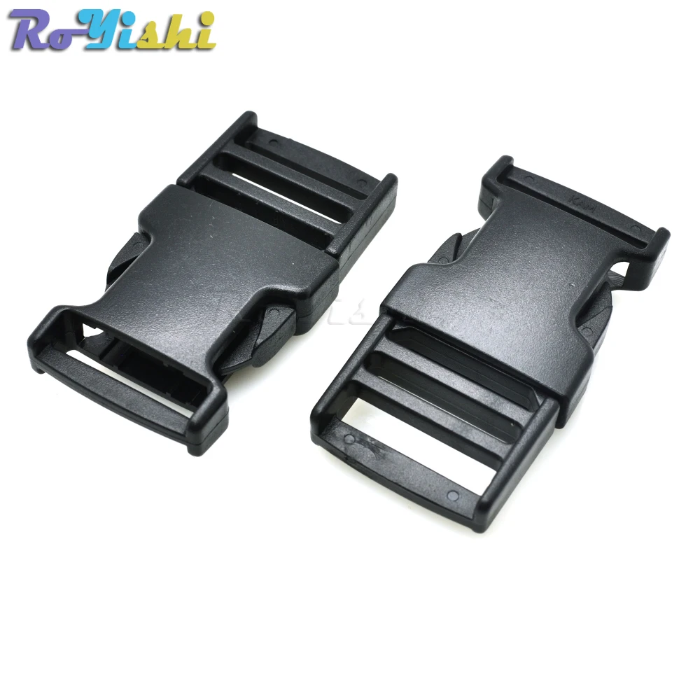 500 unids/paquete de correas de 1 "(25mm), hebilla lateral de dos tiempos de plástico para mochilas tácticas, bolsas de Camping - imagen 4