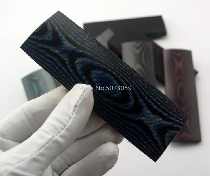 1 pieza de Material de mango de cuchillo, tablero de capa intermedia de parche de mango de Micarta para mango de cuchillo DIY, suministros para manualidades 120X40X8MM - imagen 5