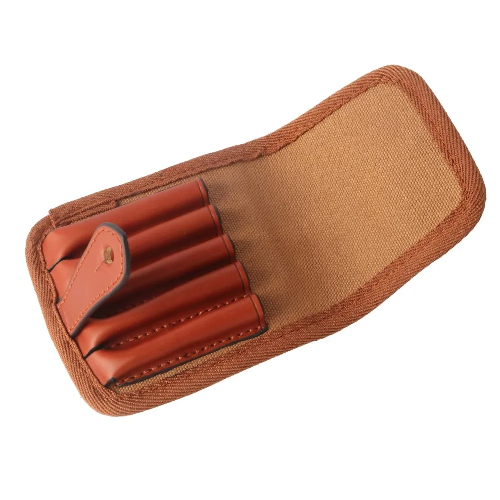 Tourbon accesorios para pistola de caza, soporte táctico para munición, cartuchos de lona y cuero, bolsa para proyectiles, portador de billetera para balas de Rifle - imagen 5