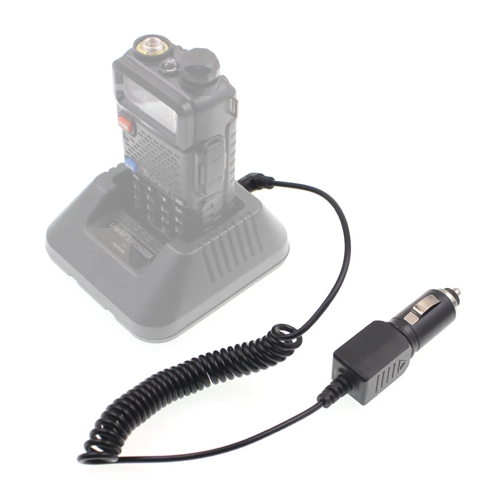 Baofeng-Cable de batería de 12V-24V, Cable de carga de coche para UV-5R, UV-82, UV-5R, cargador de UV-9R, accesorios de walkie-talkie, 10 Uds. - imagen 3