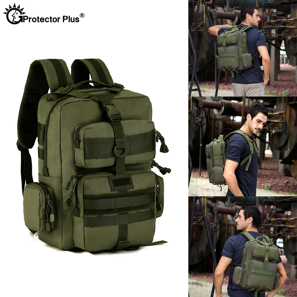 PROTECTOR PLUS 30L MOLLE mochila táctica militar duradera bolsa de senderismo al aire libre Camping caza paquete para hombres resistente al agua - imagen 5