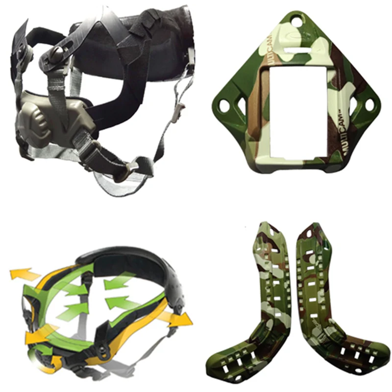 Casco de aramida táctico de corte alto balístico, a prueba de balas, seguridad, nivel NIJ IIIA, ejército militar - imagen 5