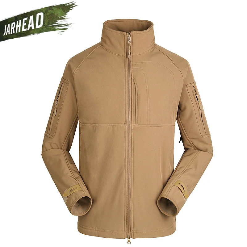 TAD Commander-chaquetas SoftShell de piel de tiburón para hombre, chaqueta táctica del ejército a prueba de viento, impermeable, abrigo cálido para escalada y senderismo - imagen 3