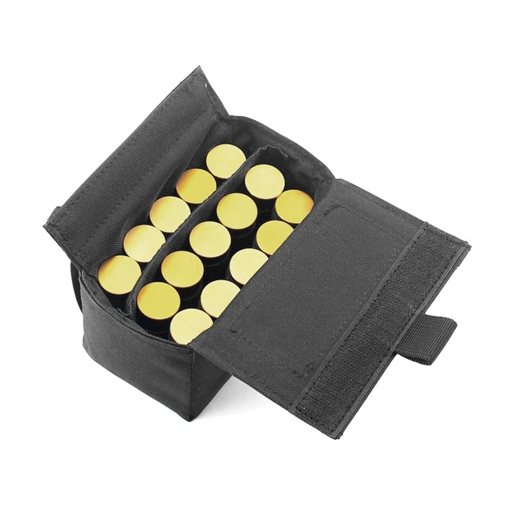 Bolsa para revistas, bolsa para balas Molle, bolsas dispersas con 15 agujeros, carcasa para pistola, bandolera, cinturón, soporte para munición, bolsa para cartuchos para pistola al aire libre - imagen 2