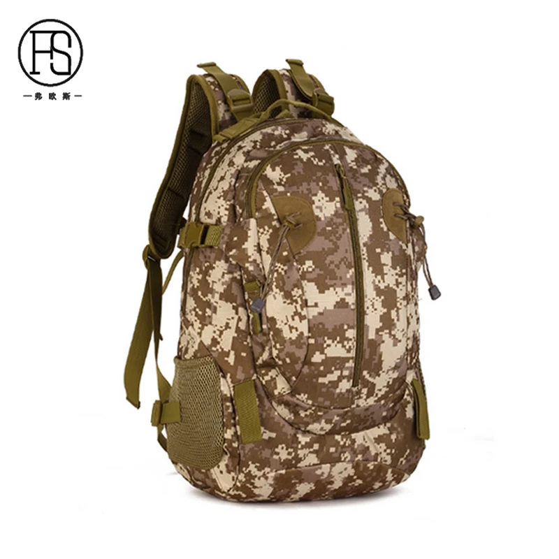 Mochila táctica de buena calidad, bolsa de camuflaje para caza, senderismo, Camping, deporte al aire libre, mochila de nailon, alrededor de 40L - imagen 3