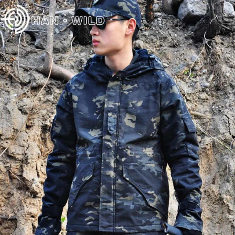 Chaqueta de caza táctica de camuflaje G8 para hombre, chaqueta deportiva militar con capucha para senderismo y escalada al aire libre - imagen 5