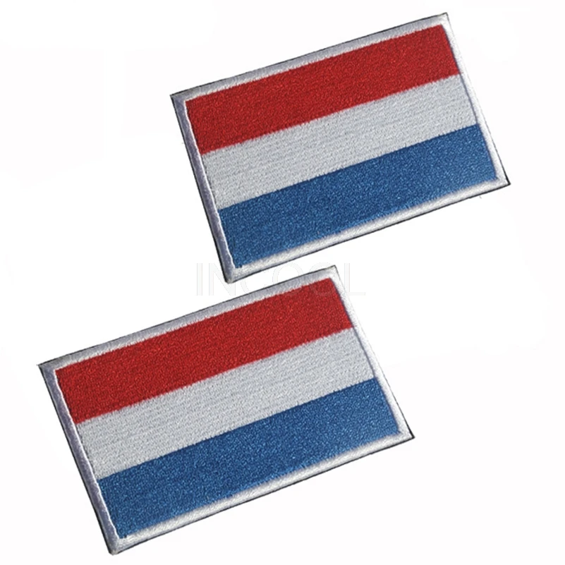 Parche bordado de la bandera de Dinamarca en 3D, parches militares, emblema táctico, apliques, insignias, parches bordados para ropa - imagen 2