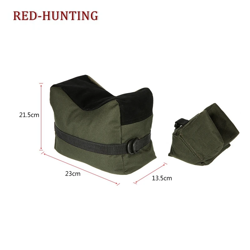 Bolsa delantera y trasera, soporte para Rifle, bolsa de arena sin arena, soporte para objetivo de caza, accesorios para pistola de caza - imagen 3
