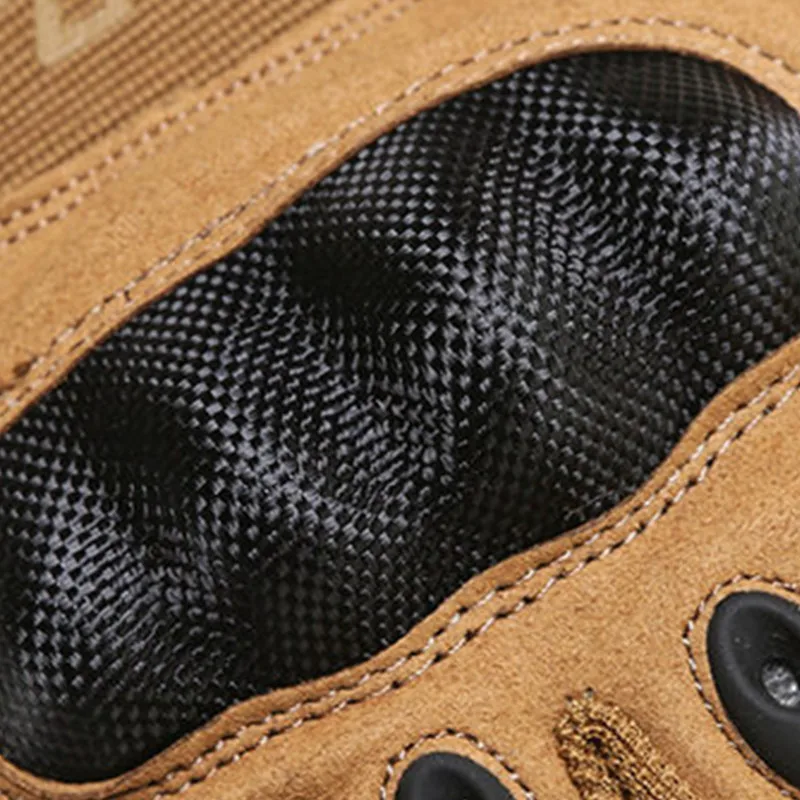 MEGE Guantes tácticos para exteriores, guantes de dedo completo para hombre, guantes de protección para armadura de ciclismo para senderismo, talla S-3XL - imagen 4