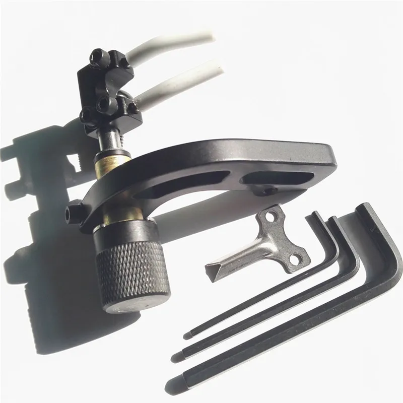 Sharrow 1 pieza accesorio de tiro con arco, reposapiés de flecha negra, arco de tiro con arco para mano derecha, accesorio de arco - imagen 3