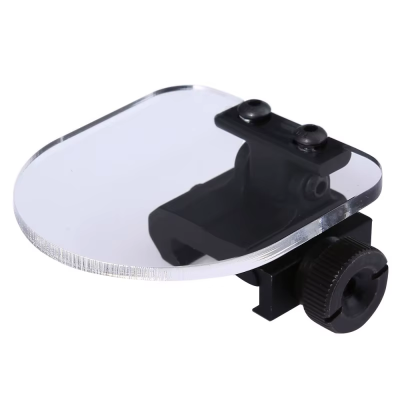 Protector de lente para rifle de caza, mira telescópica de punto rojo con montaje en Riel, Protector de lente transparente a prueba de balas - imagen 2
