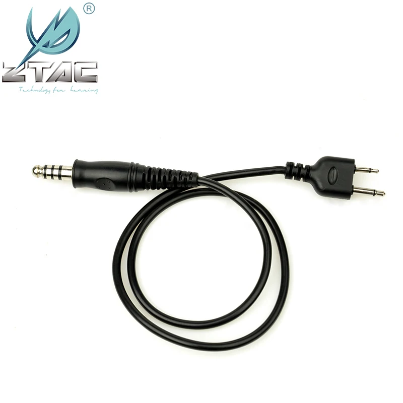 Z Tac-Cable adaptador PTT táctico, accesorio para Baofeng Radio, Kenwood Midland, 7 enchufes, Z124 - imagen 3