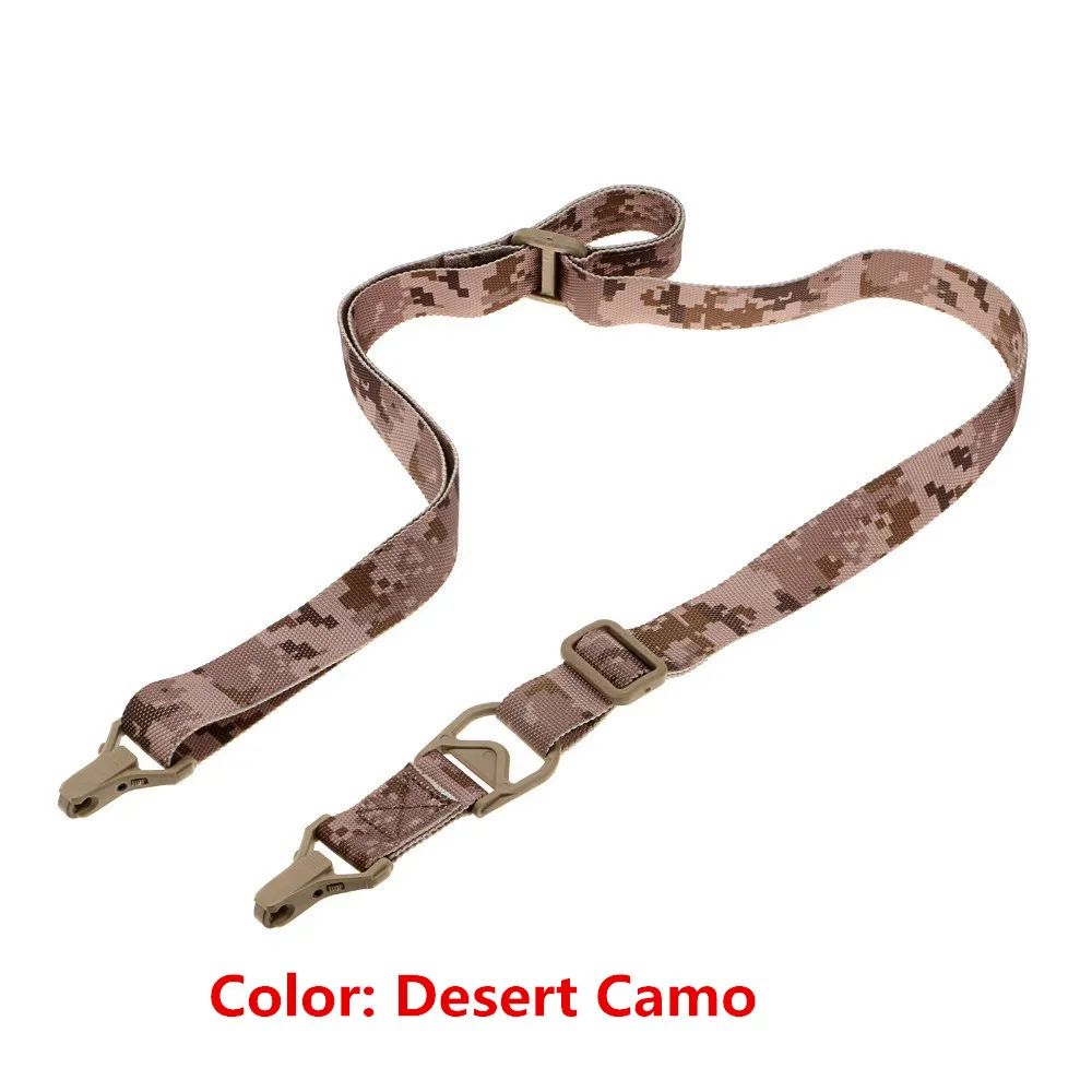 Correa de eslinga para Rifle táctica multifuncional para exteriores, alta calidad, 1 o 2 puntos, eslinga elástica ajustable, correa giratoria para pistola de caza - imagen 5