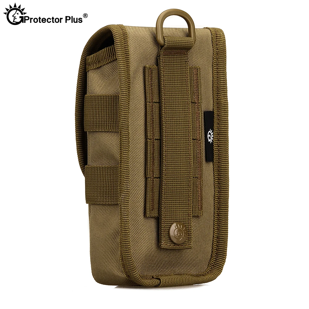 PROTECTOR PLUS para herramientas tácticas, bolsa de cintura con cinturón de desgaste, funda de teléfono móvil de cobertura completa de 5,8 pulgadas, bandolera pequeña para exteriores - imagen 2