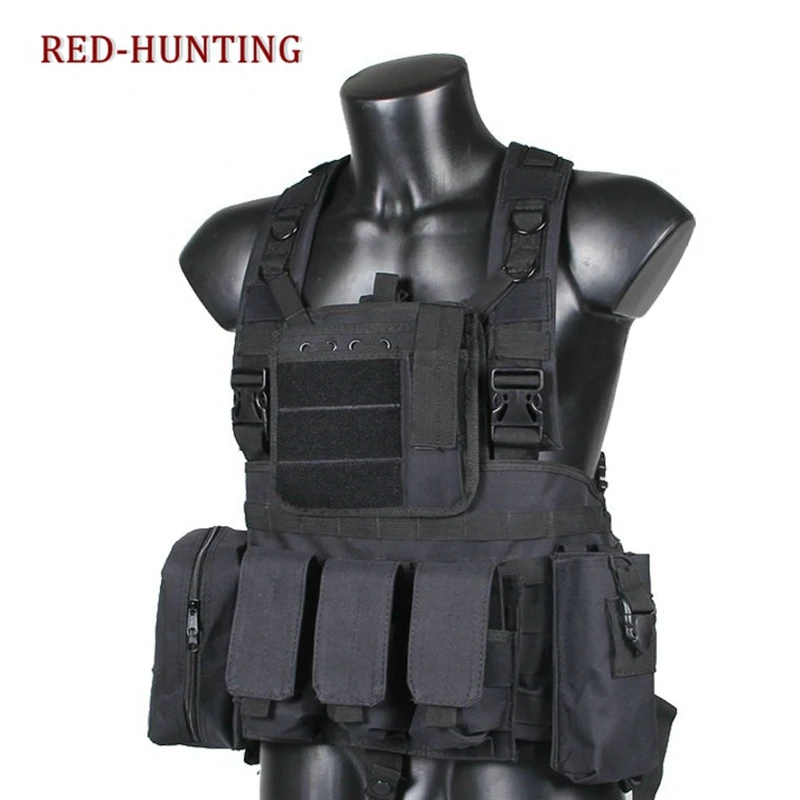 Chaleco táctico militar de guerra, chaleco corporal Molle, chaleco de caza CS, equipo de jungla al aire libre, chaleco táctico RRV - imagen 3