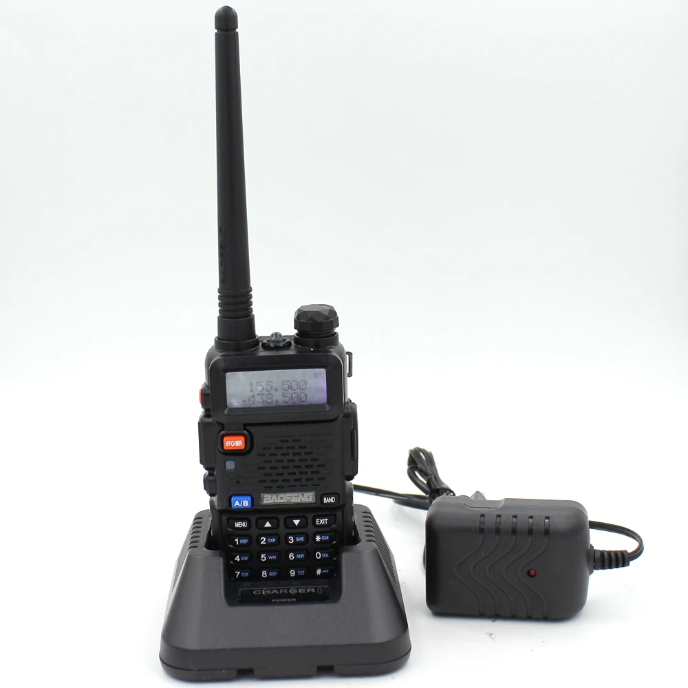 Baofeng-walkie-talkie UV-5R de doble banda, Radio FM de mano, transceptor bidireccional, VHF, UHF, 8W, 1800mAh, envío desde Moscú, Polonia - imagen 5