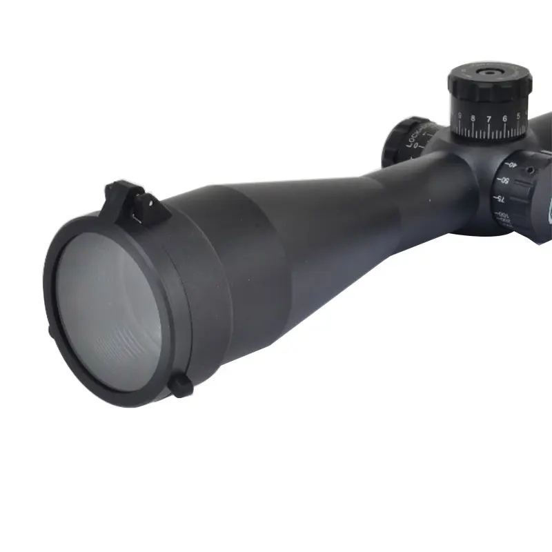 Mira telescópica táctica, cubierta de lente abatible hacia arriba, protección de calibre de resorte rápido, accesorios de Paintball para caza y tiro - imagen 2