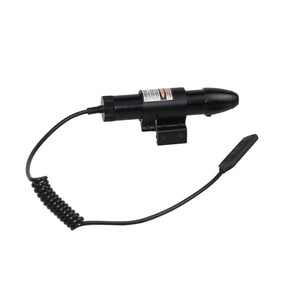 Mira láser táctica de punto rojo y verde para caza, con interruptor de presión y montaje en barril, compatible con riel de 11mm y 20mm - imagen 4