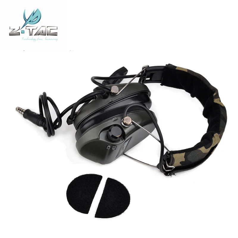 Auriculares tácticos Z-TAC para caza, audífonos con cancelación de ruido, captación Sordin, Pelto del ejército, Comta II, Softai, Z111, Airsoft - imagen 3