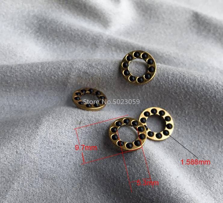 Anillo de latón para cuchillo DIY ZT 0450 0460 0055 cuchillos IKBS rodamiento Flipper rodamiento de bolas de cerámica herramientas de apertura rápida 2 piezas - imagen 2