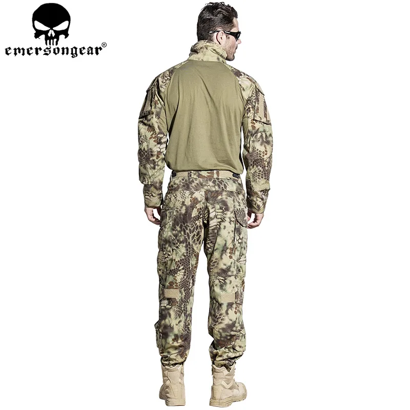 EMERSONGEAR G3 camisa de combate civil Airsoft táctico caza camisa camuflaje camiseta Mandrake EM8593 - imagen 4