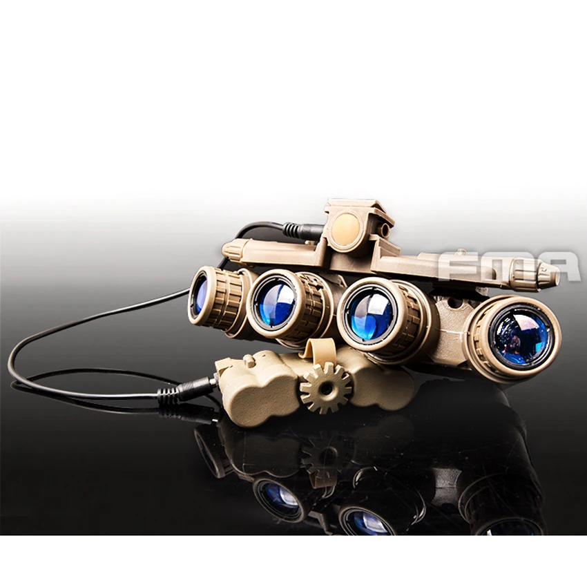 Casco táctico GPNVG 18 gafas de visión nocturna modelo NVG + plástico L4G24 NVG montaje exterior FMA - imagen 5