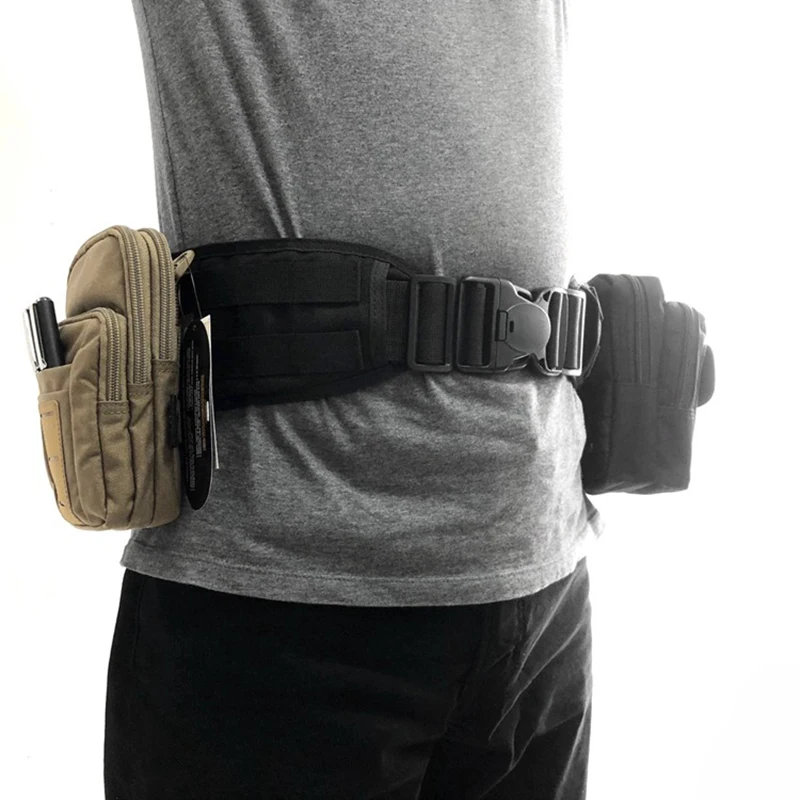 Cinturón táctico multifuncional para deportes al aire libre, equipo militar de Paintball Airsoft de alta resistencia, cinturón de nailon ajustable de 90cm-150cm - imagen 2
