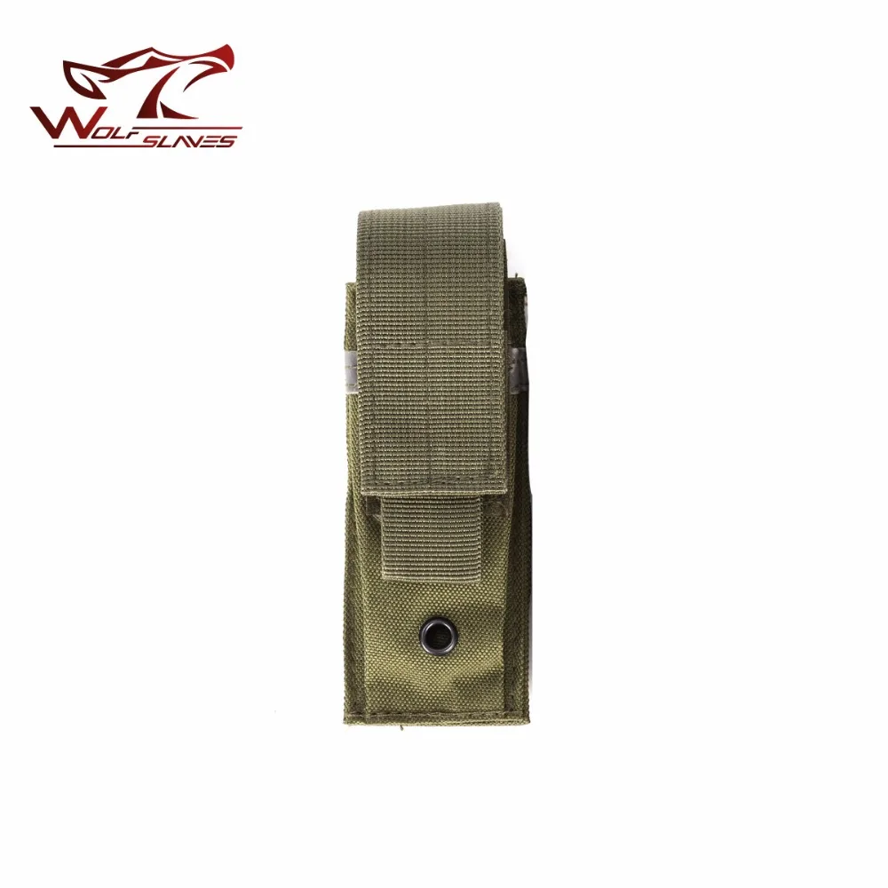 Bolsa táctica para revista de una sola pistola, cuchillo, linterna Mag Airsoft, munición de caza, bolsa Molle multifunción, venta al por mayor - imagen 5