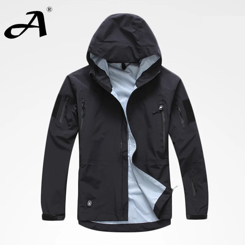 Chaqueta de hombre, ropa militar, ropa rígida, chaqueta y abrigo de otoño del ejército de camuflaje para hombre, abrigo cortavientos - imagen 3