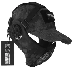 TAK YIYING máscara táctica camuflaje plegable con protección auricular