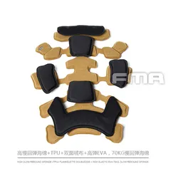 MT FMA casco táctico – almohadillas de espuma viscoelástica ligeras