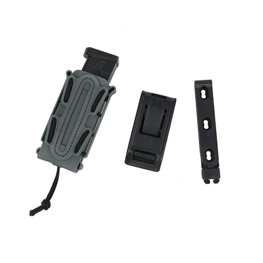 Chaleco táctico de caza para exteriores, bolsa para revistas con un solo Clip, carcasa suave de 9mm - imagen 5