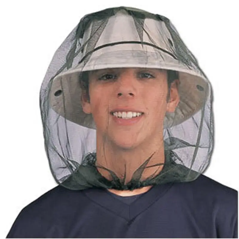 Sombrero de malla para acampar al aire libre, Protector facial de red para viajes, Camping, venta al por mayor, 120 unidades - imagen 2