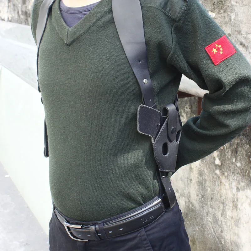 VULPO-Accesorios de caza táctico, funda de pistola de hombro de cuero para la serie PPK/PPKS - imagen 5