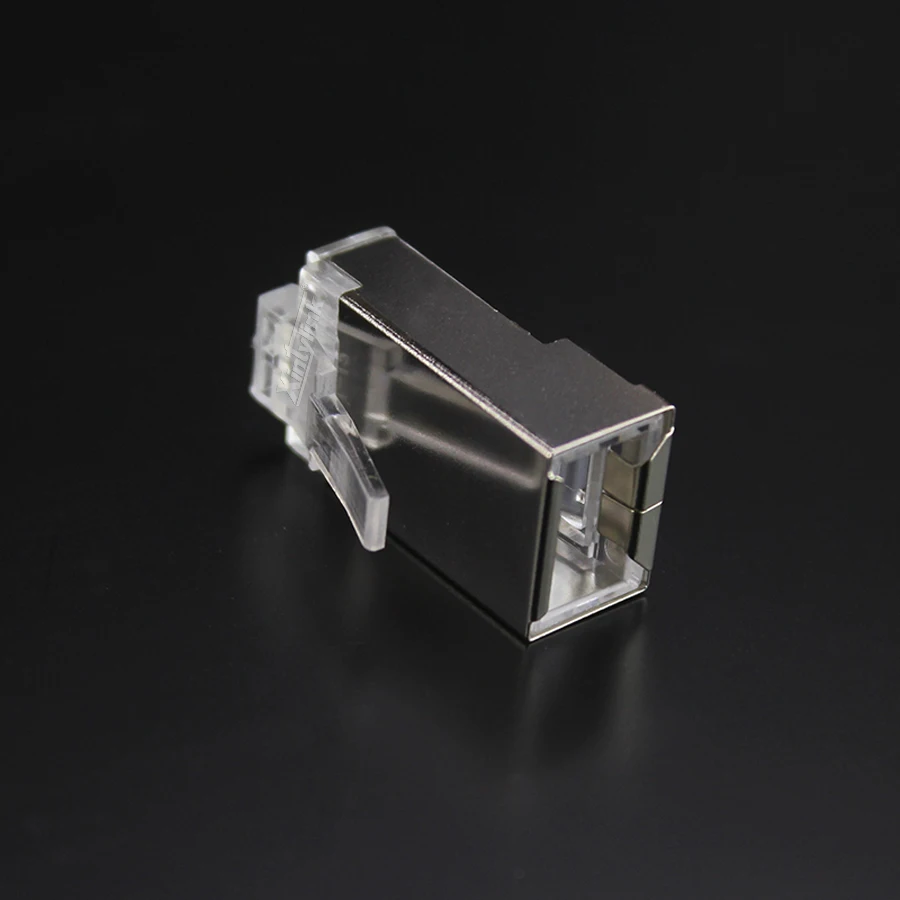 Conector xintylink rj45 cable ethernet de red cat6 enchufe gato 6 8p8c stp rg rj 45 conector macho lan blindado 20/50/100 Uds - imagen 3