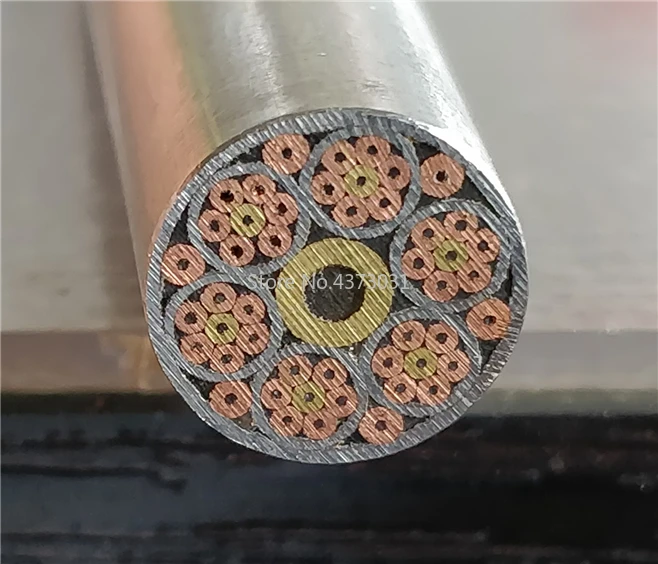 Remaches de pasador de mosaico para MANGO de cuchillo, remaches de latón para mosaicos, tubo de acero para uñas, más diseño, estilo exquisito, longitud de 9cm, # P42, 8mm - imagen 2