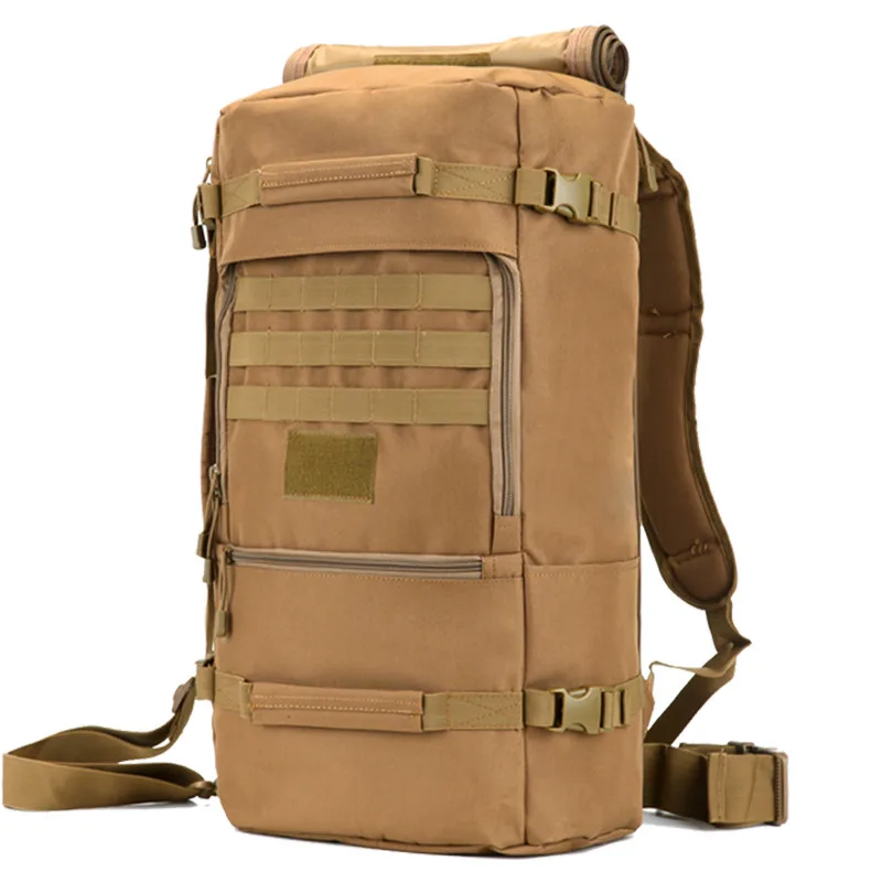 Mochila táctica 50L 1000D, bolsa de senderismo, Mochila Molle para exteriores, Mochila impermeable para escalar, Camping, senderismo, Mochila - imagen 2