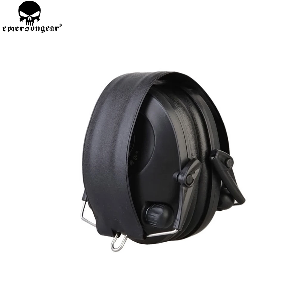 Emersongear NRR 20dB orejera para disparar sonido estéreo Protector auditivo táctico caza militar plegable auriculares con cancelación de ruido - imagen 3