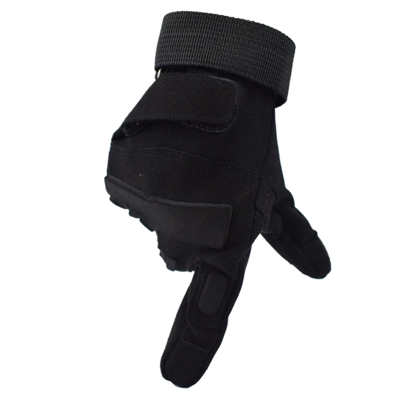 Guantes tácticos protectores de dedo completo/sin dedos para hombres, guantes de combate al aire libre, equitación, senderismo, Fitness - imagen 2