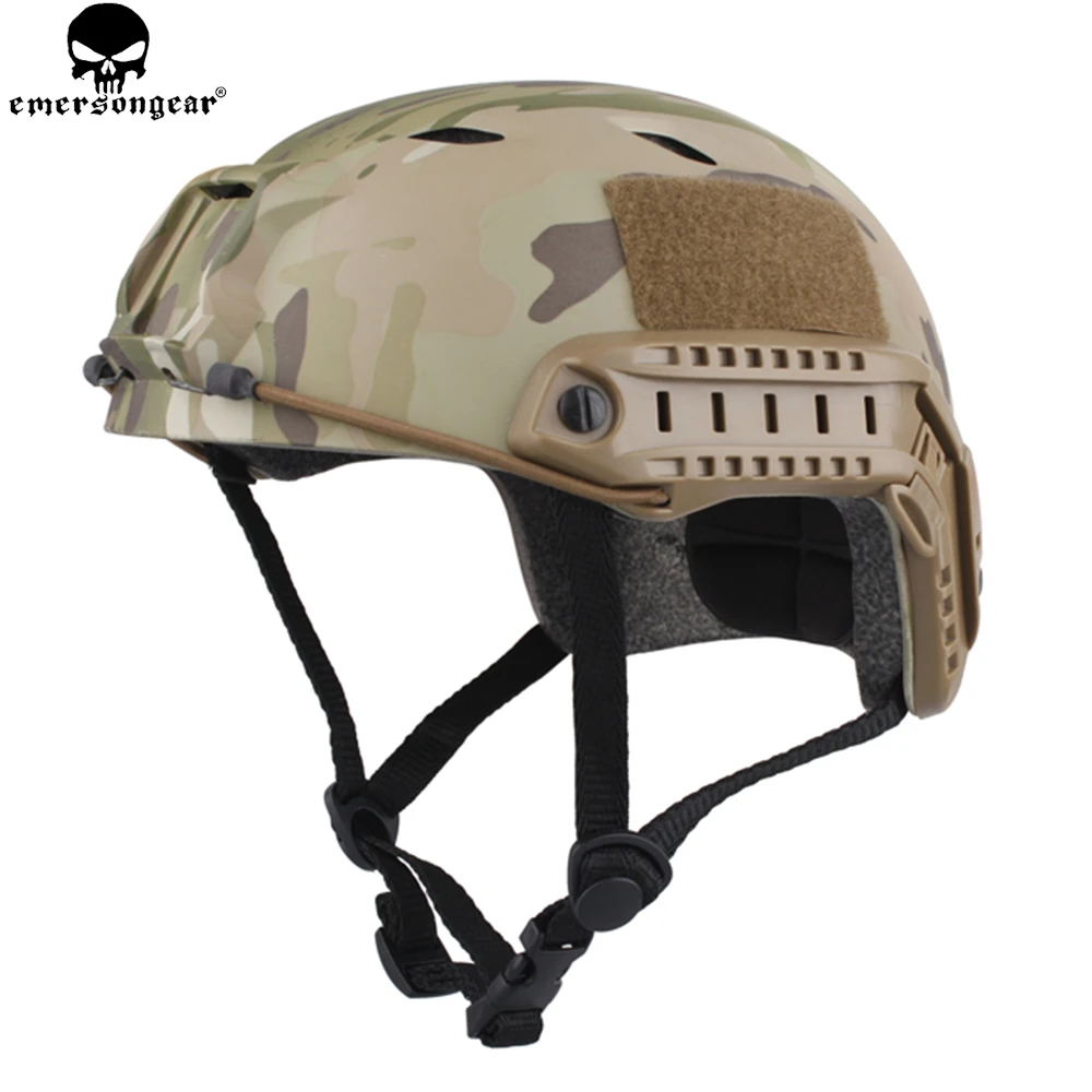 EMERSONGEAR-Casco rápido, Base de salto, duradero, para Airsoft, MultiCam, caza, senderismo, ciclismo, EM8810
