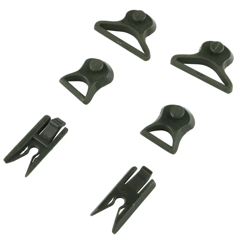 VULPO FAST MICH Wendy Accesorios para casco Casco de esquí Gafas Clips giratorios - imagen 4