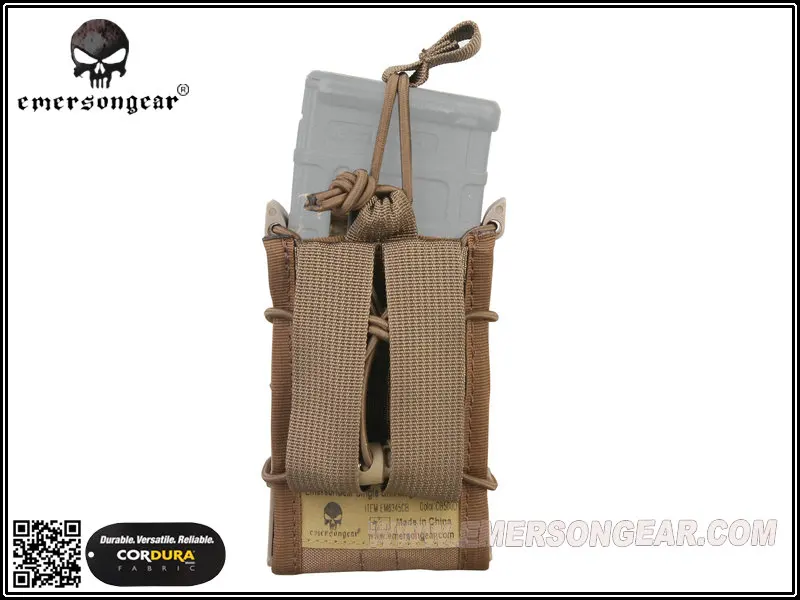 Emersongear bolsa para revistas de una sola unidad utilidad Molle accesorios verticales em6345 - imagen 3