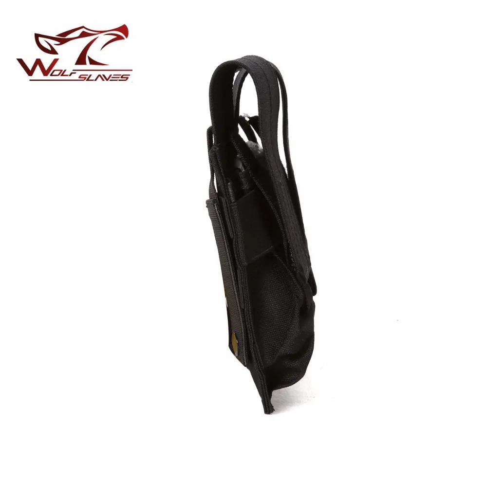 Bolsa táctica MOLLE Triple M4 para revistas, paquete de gaine de camuflaje, Clip táctico Airsoft, bolsa de caza de camuflaje Mag para bosque, Flyye - imagen 5