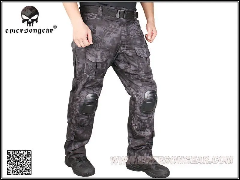 Kryptek-Pantalones Tácticos Airsoft, Pantalones de Combate, Typhon G3, Rodilleras, EM7036, EM7036 - imagen 5