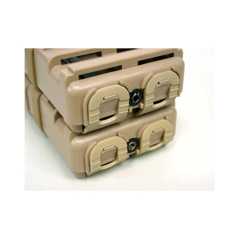 FMA-Rifle Airsoft 5,56 Mag M4, cargador de fijación rápida, módulo de sistema Molle táctico, combinación de dos soportes, bolsa de caza - imagen 5