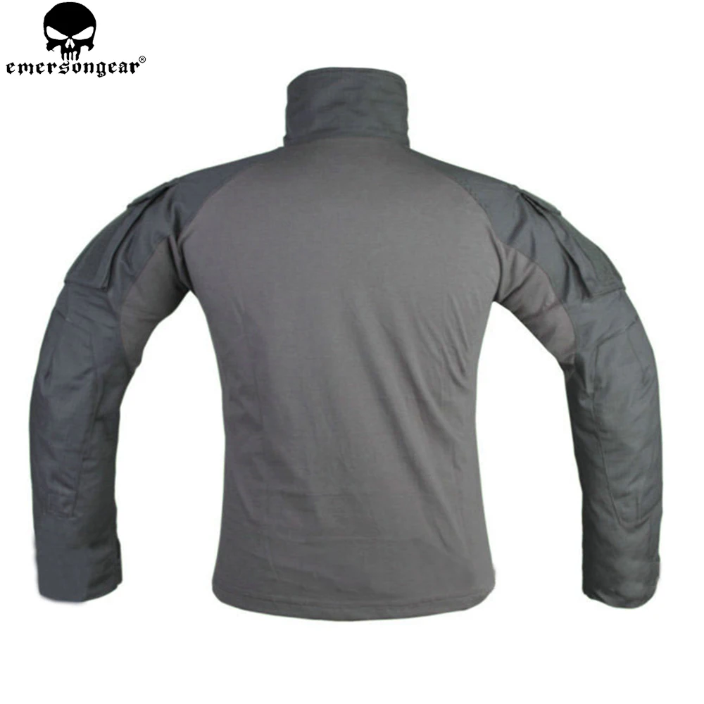 EMERSONGEAR-camisa de combate táctica G3 para hombre, camisa de entrenamiento táctico al aire libre, soldados, manga larga, lobo gris - imagen 2