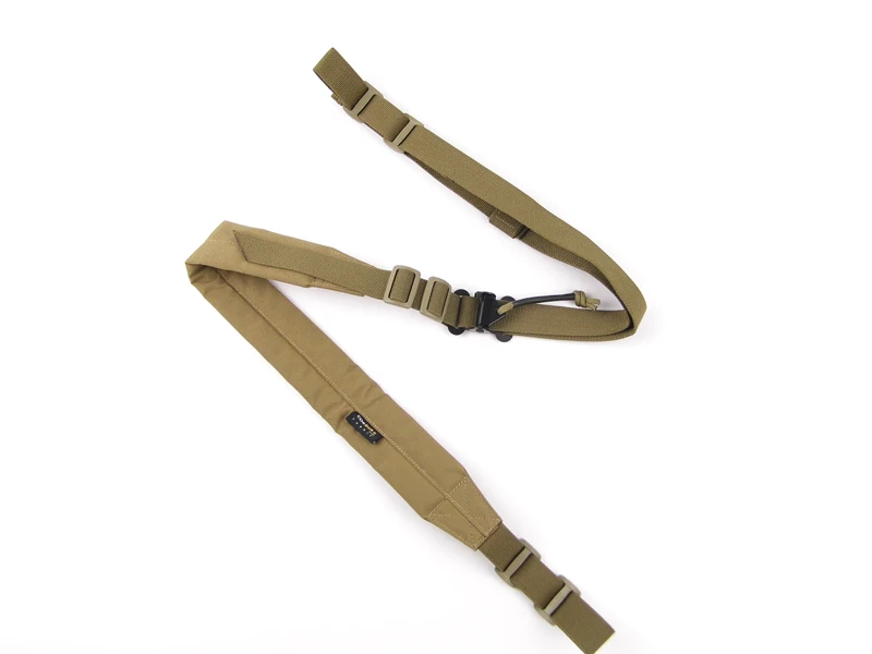 Eslinga táctica MK2 acolchada para Rifle, correa de caza de 2 puntos, Honda marrón de ajuste rápido con Coyote (SKU051297) - imagen 5