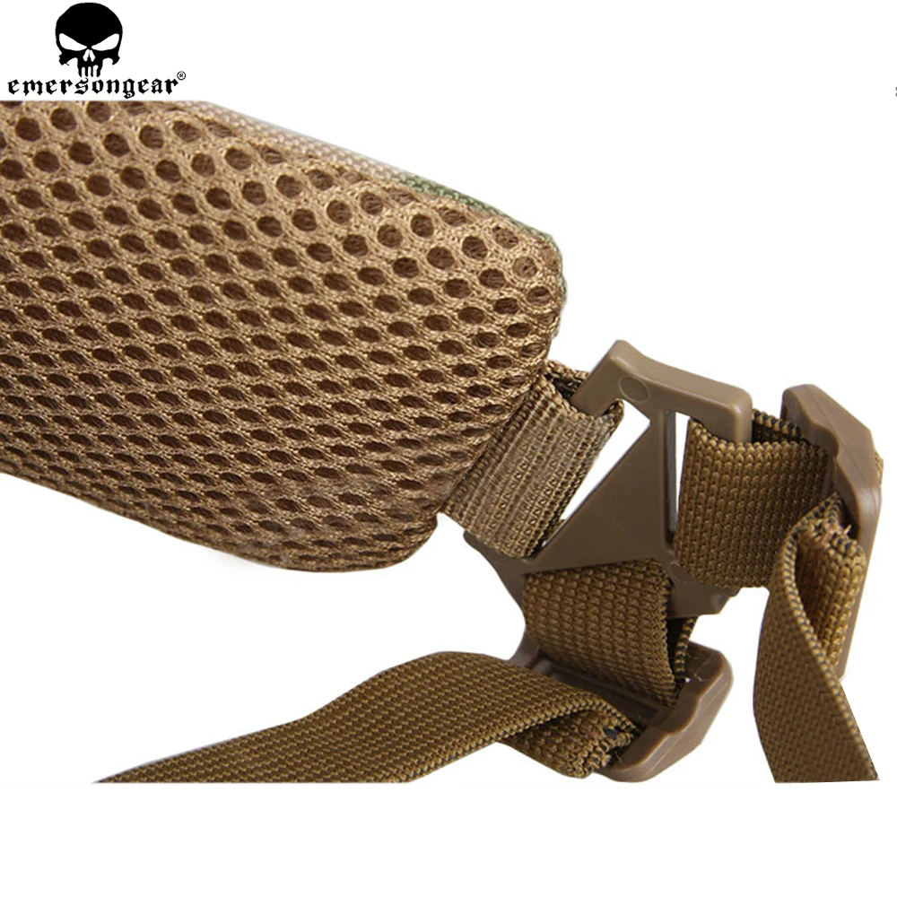 EMERSONGEAR-mascarilla táctica Airsoft, cara de Metal, red de acero, cara media inferior, caza, protección CS, máscara de fiesta de Paintball EM6644 - imagen 5