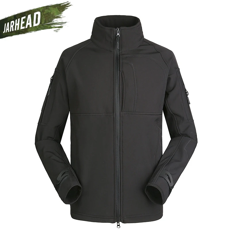 TAD Commander-chaquetas SoftShell de piel de tiburón para hombre, chaqueta táctica del ejército a prueba de viento, impermeable, abrigo cálido para escalada y senderismo - imagen 2